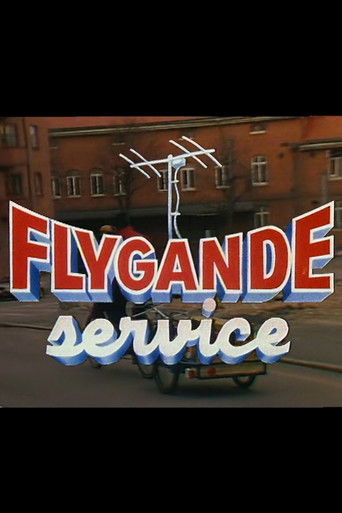 Flygande service poster