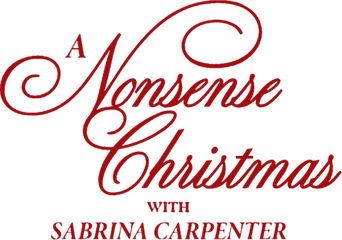 A Nonsense Christmas with Sabrina Carpenter logo
