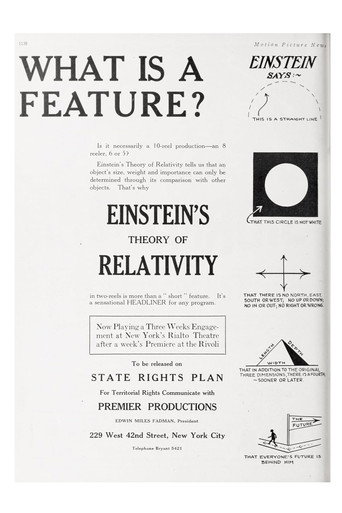 The Einstein Theory of Relativity (1923)