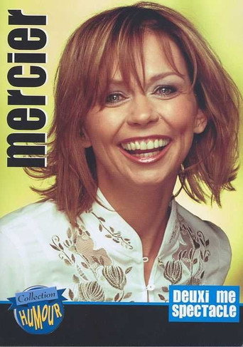 Claudine Mercier Deuxieme spectacle poster
