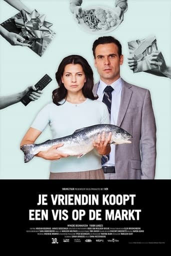 Poster of Je vriendin koopt een vis op de markt