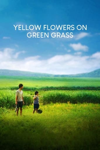 Poster of Yellow Flowers On the Green Grass