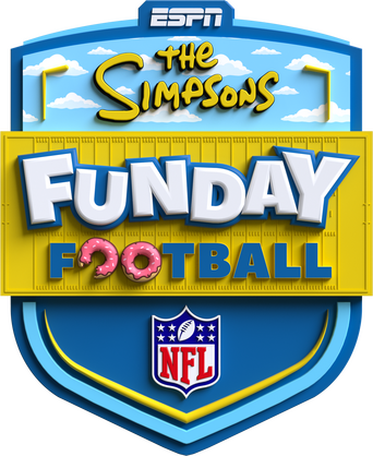 The Simpsons Funday Football logo