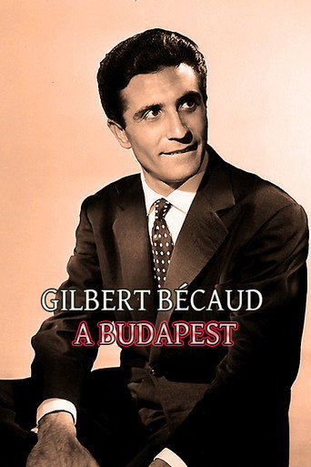 Gilbert Bécaud - Budapest poster