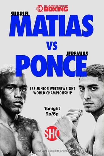 Poster of Subriel Matias vs. Jeremias Ponce
