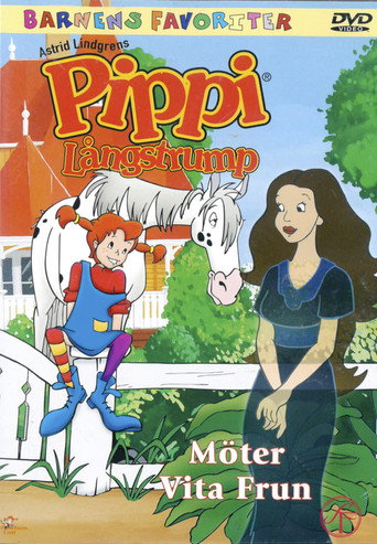 Omslag till Pippi Långstrump - Pippi Möter Vita Frun