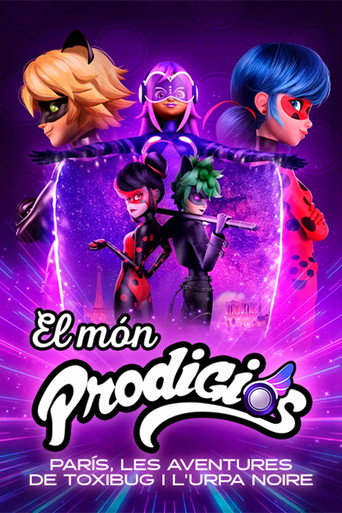 Cartell de El món prodigiós. París, les aventures de Toxibug i l'Urpa Noir