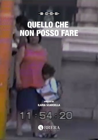 Quello che non posso fare poster