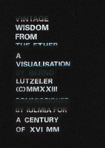Vintage Wisdom from the Ether (2025)