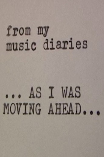 Taping for As I was Moving Ahead… (2006) official movie poster - Documentary film