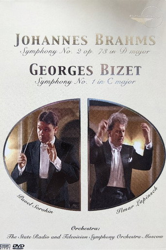 Johannes Brahms - Symphony Nr 2 op 73 + Georges Bizet - Symphony Nr 1 in C Major poster