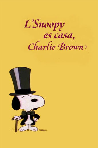 Cartell de L'Snoopy es casa, Charlie Brown