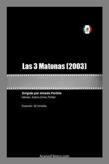 Las 3 Matonas poster