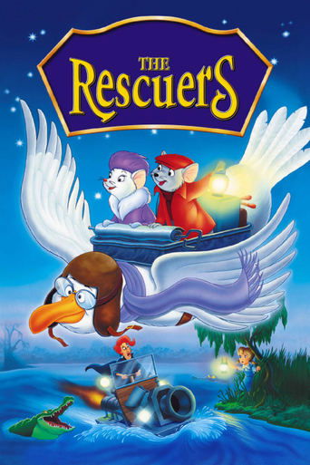 Movie poster: The Rescuers (1977) หนูหริ่ง หนูหรั่ง ผจญเพชรตาปีศาจ