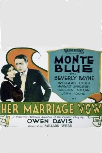 Cartell de Her Marriage Vow