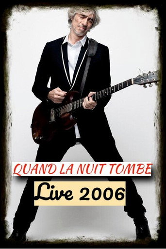 Louis bertignac - quand la Nuit tombe poster