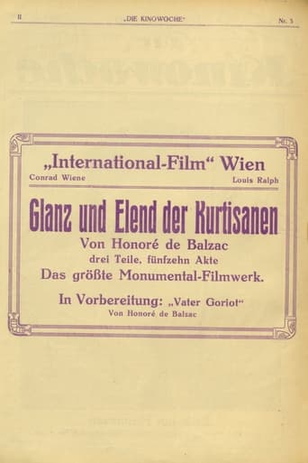 Poster of Glanz und Elend der Kurtisanen