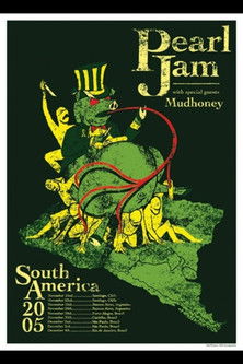 Pearl Jam – Live In Chile 2005 poster