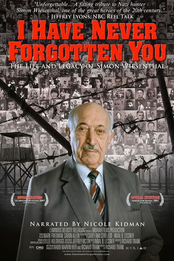 Je ne vous ai jamais oubli&eacute; : la vie et l'h&eacute;ritage de Simon Wiesenthal (2007)