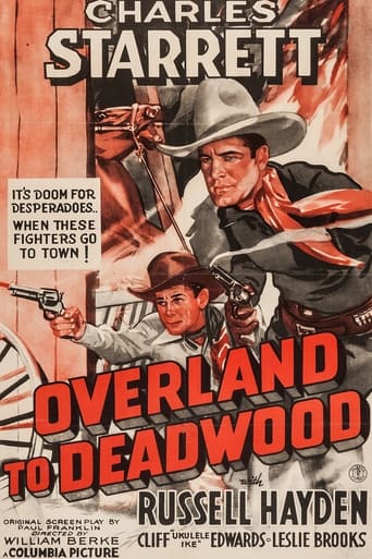 Poster för Overland to Deadwood