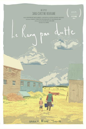 Le rang pas drette poster