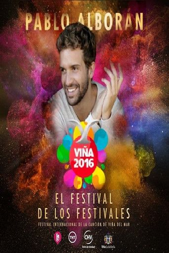 Pablo Alborán Festival de Viña del Mar poster