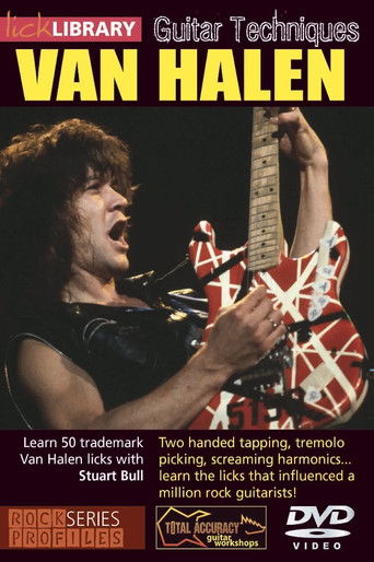Lick Library: Guitar Techniques - Van Halen poster