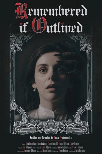 Cartell de Remembered If Outlived