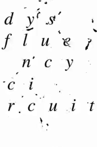 Dysfluency Circuit poster