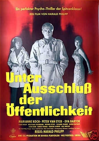 Poster för Unter Ausschluß der Öffentlichkeit