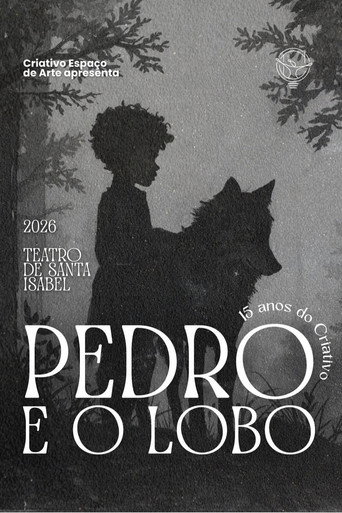 Poster film Pedro e O Lobo - Uma adaptação Criativo Espaço de Arte