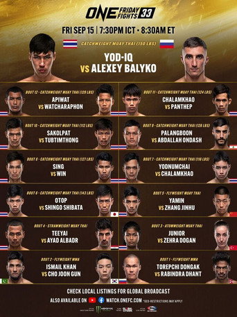 ONE Friday Fights 33: Yod-IQ vs. Balyko (2023)