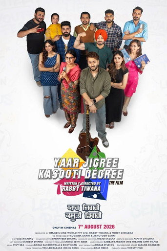 Yaar Jigree Kasooti Degree poster