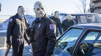 Cena de A noite Flynn enviou os policiais no gelo