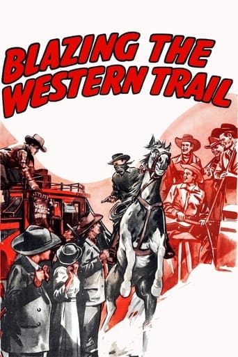 poster of Blazing the Western Trail