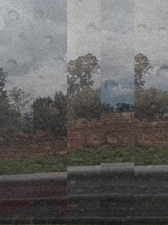 Window.Water.Raining.Moving.Landscape. poster 2
