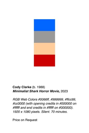 Minimalist Shark Horror Movie en streaming 