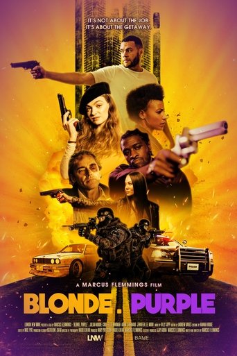 Blonde. Purple poster