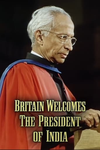 Poster of Britain Welcomes the President of India