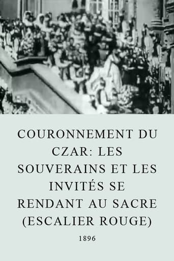 Poster för Couronnement du Czar: Les Souverains et les Invités se rendant au sacre (escalier rouge)