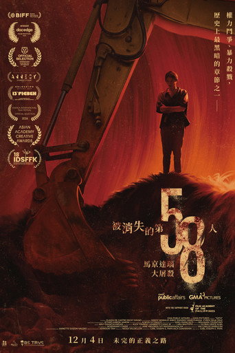 被消失的第58人：馬京達瑙大屠殺 海報