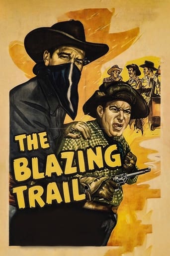 Poster för The Blazing Trail