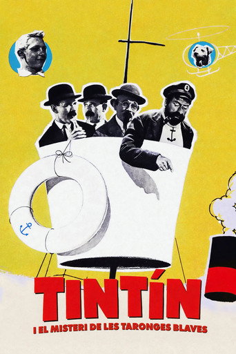 Cartell de Tintín i el misteri de les taronges blaves