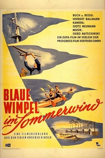 Poster of Blaue Wimpel im Sommerwind