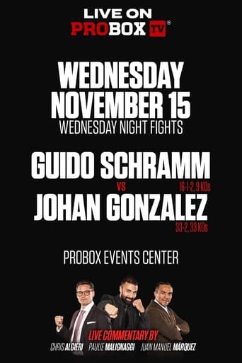 Poster of Guido Emmanuel Schramm vs. Johan Gonzalez