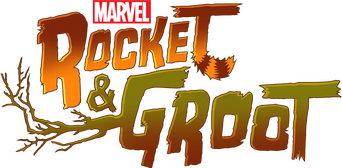 Marvel's Rocket & Groot logo