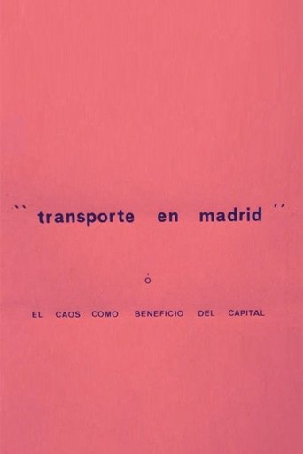 Transporte en Madrid o El caos como beneficio del capital poster