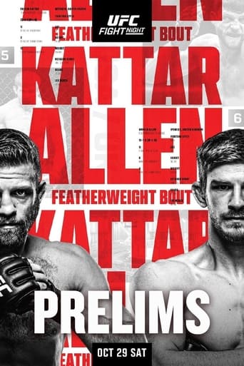 Poster of UFC Fight Night 213: Kattar vs. Allen