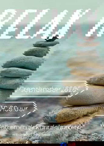 Focus sing-in : relax poster