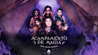 Cena de Acampamento de Magia para Jovens Bruxos